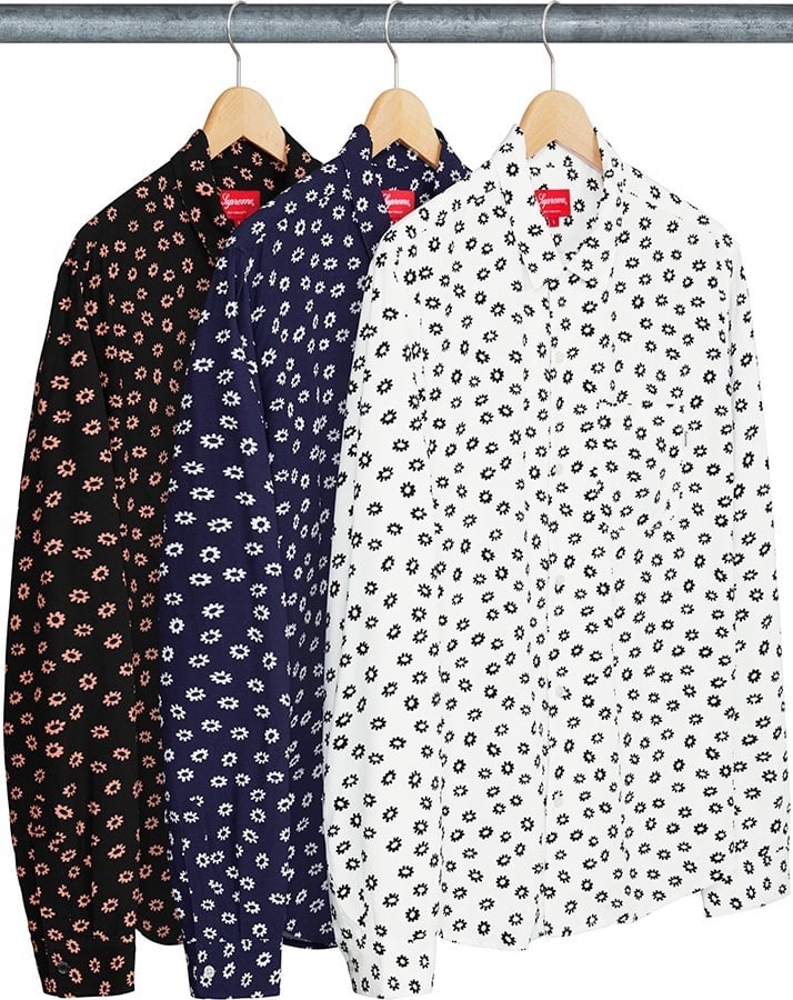 Flowers L/S Rayon Shirt